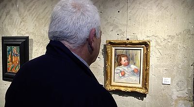 L'arrière petit-fils d'Auguste Renoir inaugure l'exposition d'Uzès